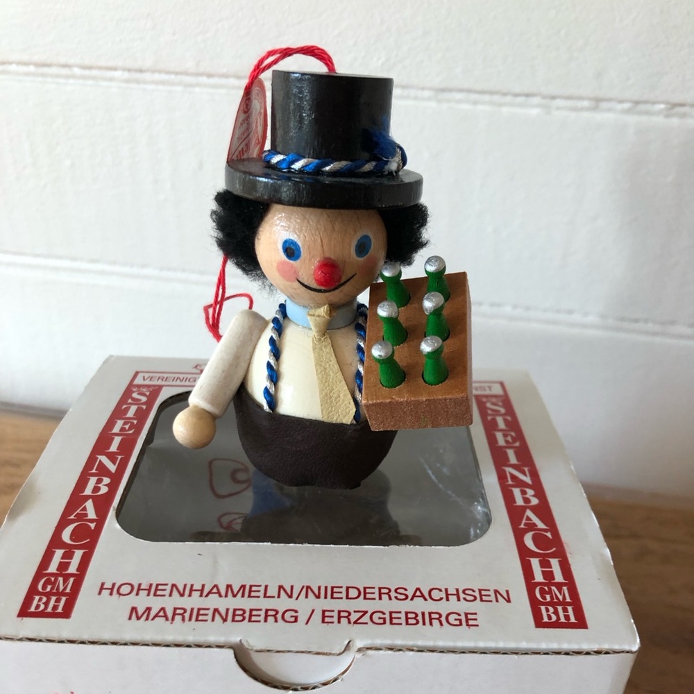 Steinbach Wood Christmas Ornament Milkman Octoberfest